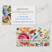 Needlepoint Visitekaartje (Voorkant / Achterkant)