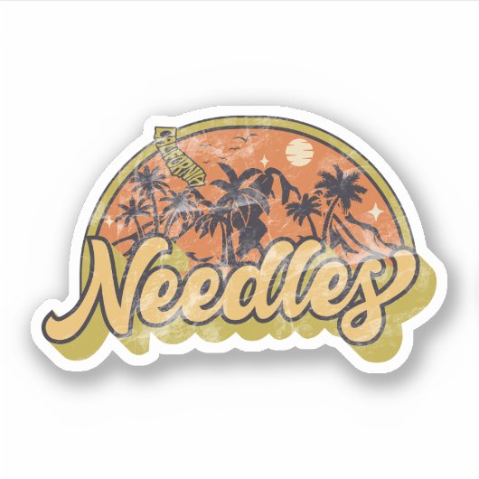 Needles, Californië Sticker (Voorkant)