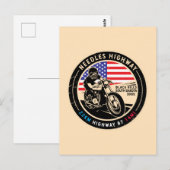 Needles Highway South Dakota Motorcycle Briefkaart (Voorkant / Achterkant)