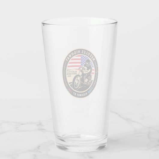 Needles Highway South Dakota Motorcycle Glas (Achterkant)