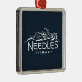 Needles Highway South Dakota Motorcycle Metalen Ornament (Rechts)