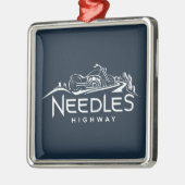 Needles Highway South Dakota Motorcycle Metalen Ornament (Links)