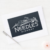 Needles Highway South Dakota Motorcycle Rechthoekige Sticker (Envelop)