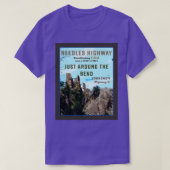 Needles Highway South Dakota Retro Travel T-shirt (Design voorkant)