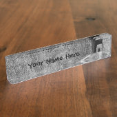 Needles Highway Tunnel Naambordje (Zijkant)