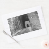 Needles Highway Tunnel Rechthoekige Sticker (Envelop)