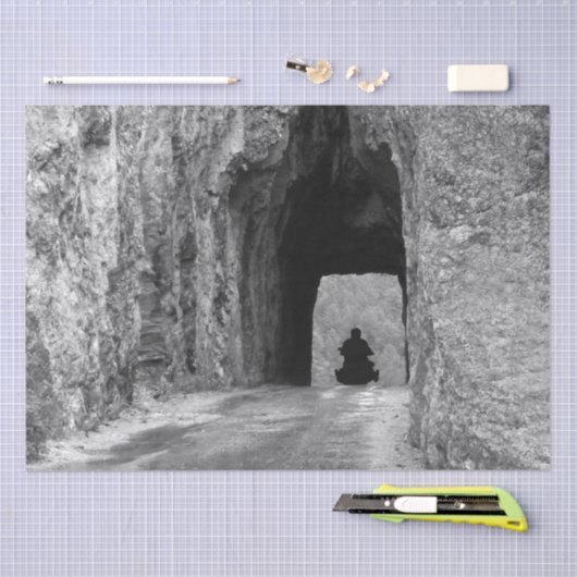 Needles Highway Tunnel Tissuepapier (Craft)