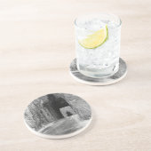 Needles Highway Tunnel Zandsteen Onderzetter (Zijkant)