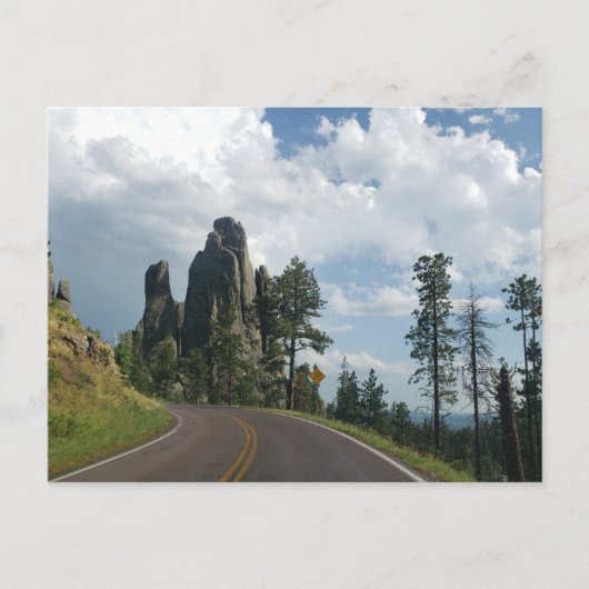 Needles Highway Uitzicht, South Dakota Briefkaart (Voorkant)