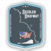 Needles Highway US87 USA Black Hills SD 03 Sticker (Voorkant)