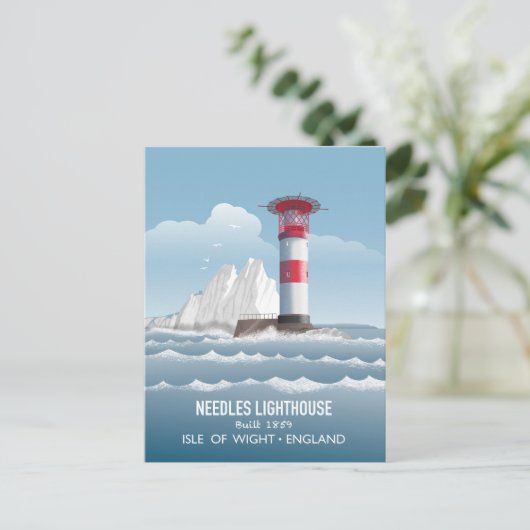 Needles Lighthouse Briefkaart (Staand voorkant)