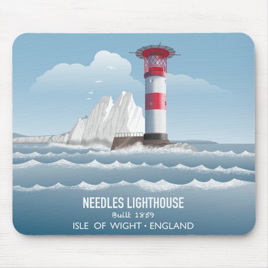 Needles Lighthouse Muismat (Voorkant)