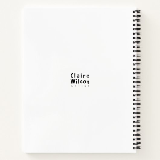 Needles Lighthouse Notitieboek (Achterkant)