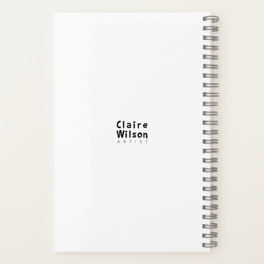 Needles Lighthouse Notitieboek (Achterkant)