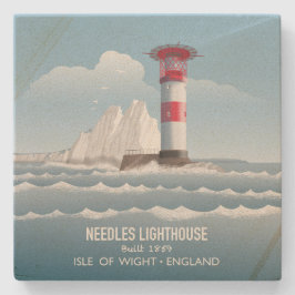 Needles Lighthouse Stenen Onderzetter
