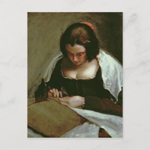 Needlewoman, c.1640-50 briefkaart