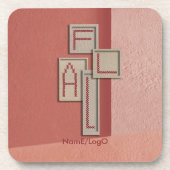 Needlework_2_4forfall_1 Hard plastic Bier Onderzetter (Voorkant)