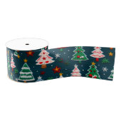 Needlework kerstbomen feestelijke vakantie grosgrain lint (Spoel)