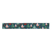 Needlework kerstbomen feestelijke vakantie grosgrain lint (Voorkant)