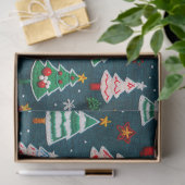 Needlework kerstbomen feestelijke vakantie tissuepapier (Geschenk)