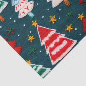 Needlework kerstbomen feestelijke vakantie tissuepapier (Detail)