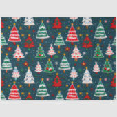 Needlework kerstbomen feestelijke vakantie tissuepapier (Voorkant)