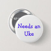 Needs anUke Ronde Button 5,7 Cm (Voorkant /achterkant)