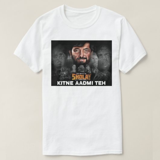 Needs Gifts Sholay T-shirt (Design voorkant)
