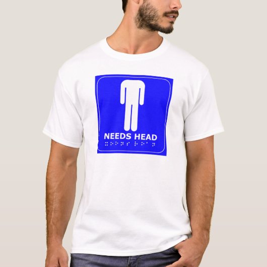 Needs head t-shirt (Voorkant)