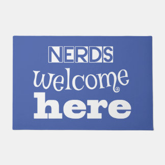 Needs welkom hier. Voor nerd- en geek-liefhebbers Deurmat