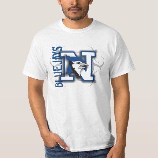 Needville Blue Jays - Personaliseer het! T-shirt (Voorkant)