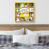 Neef 12 Fotocollage Retro Comic Book Fun Canvas Afdruk (Insitu (Slaapkamer))