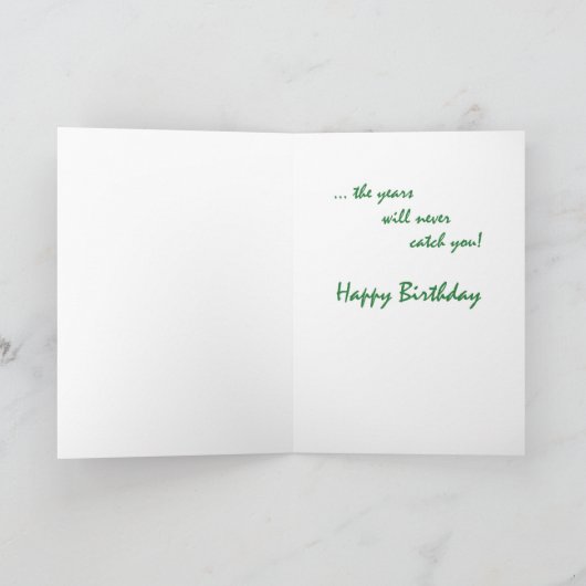 Neef, 50th Birthday Puppy Running Kaart (Binnen)