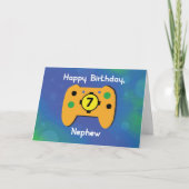 Neef 7 Jaar Verjaardag Gamer Controller Kaart (Voorkant)