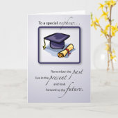 Neef, Afstuderen Gefeliciteerd Onthoud de Pa Kaart (Gele Bloem)