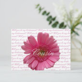 Neef alsjeblieft Bridesmaid Kaart (Staand voorkant)