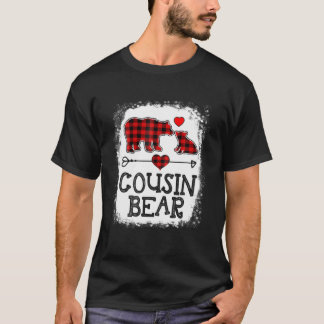Neef Beer Kerstmis Pajama Red Pset Buffalo Fam T-shirt