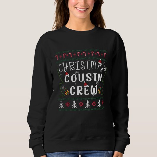 neef bemanning pyjama kerst bijpassende neef cadea trui (Voorkant)