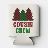 neef-bemanningsbuffel met kerstboom blikjeskoeler (Achterkant)