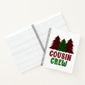 neef-bemanningsbuffel met kerstboom notitieboek (Binnen)