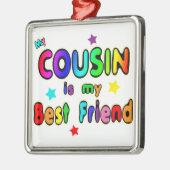 Neef Beste Vriend Metalen Ornament (Links)