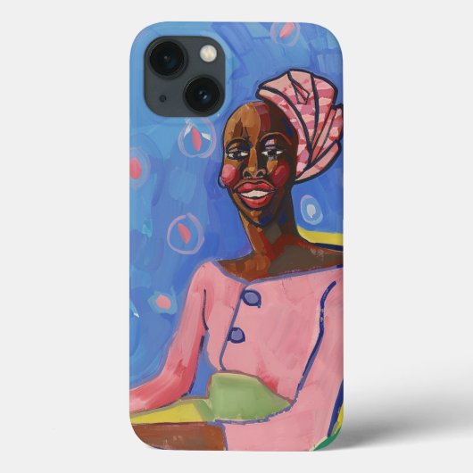 Neef Betty door KAB iPhone Case (Achterkant)