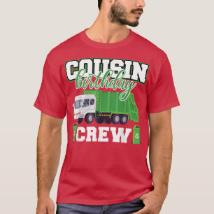 Neef Birthday Crew Garbage Truck Family Matting T-shirt