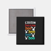Neef Bunny Game voor nieuwigheid Magneet (Voorkant / Achterkant)