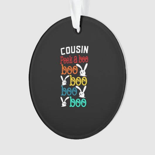 Neef Bunny Game voor nieuwigheid Ornament (voorkant)