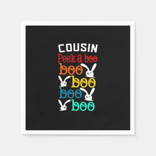 Neef Bunny Game voor nieuwigheid Servet (Voorkant)