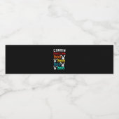 Neef Bunny Game voor nieuwigheid Waterfles Etiket (Enkel label)