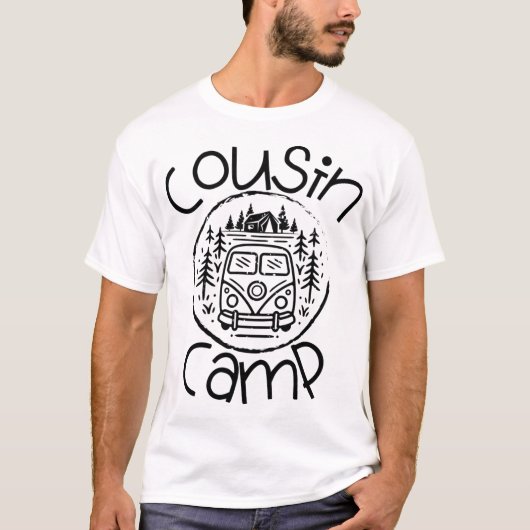 Neef Camp 2024 Crew Familie Camping T-shirt (Voorkant)