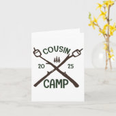 Neef Camp 2025 Shirt Matching Group Camping Vaca Kaart (Gele Bloem)