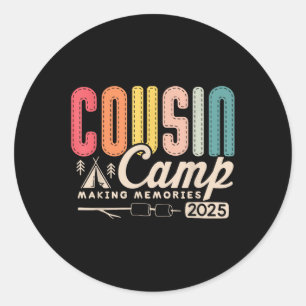 Neef Camp Crew 2025 maakt herinneringen aan famili Ronde Sticker